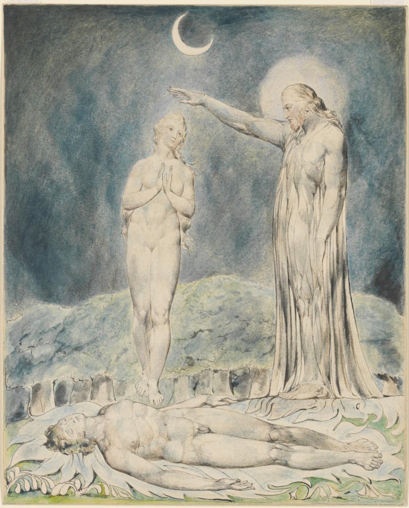 William Blake (British, 1757-1827) 'The Creation of Eve' 1822
