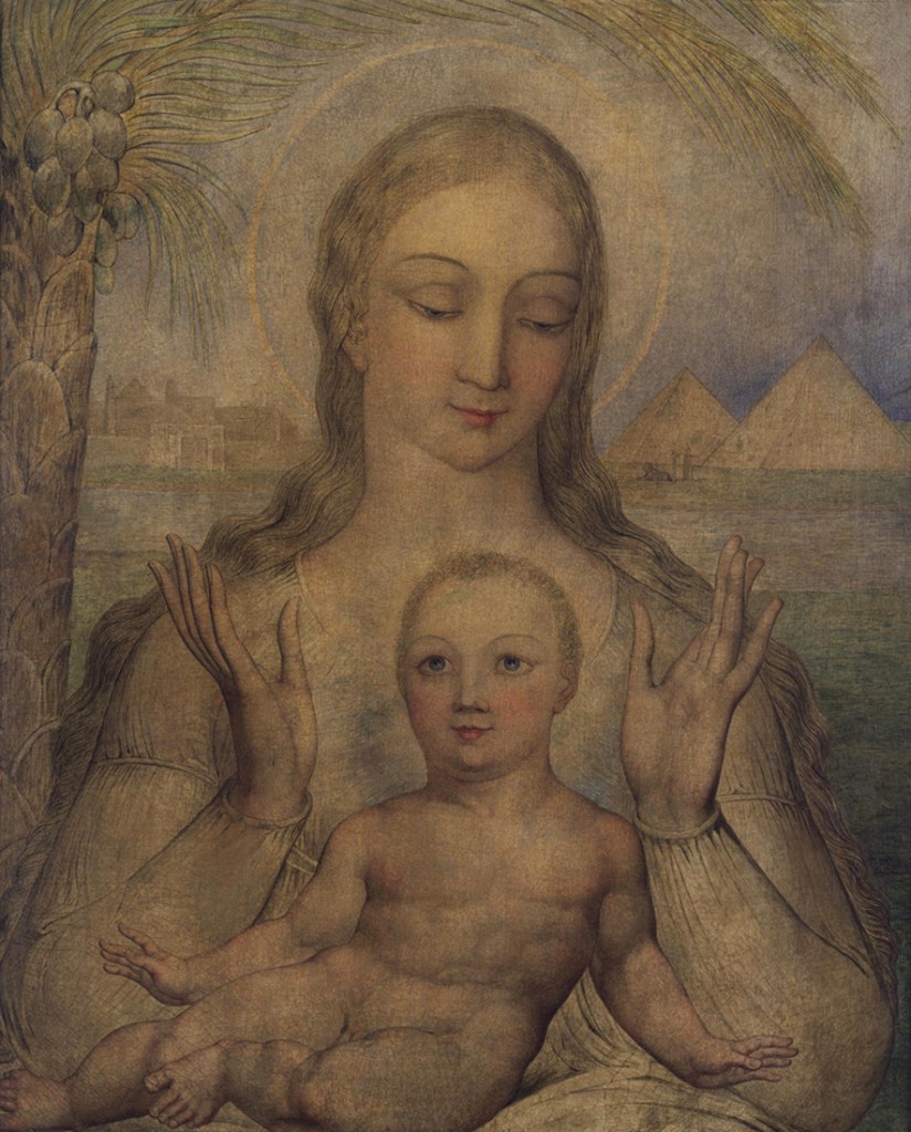 William Blake (British, 1757-1827) 'The Virgin and Child in Egypt' 1810