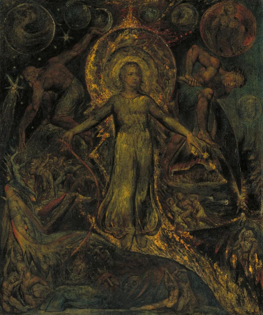 William Blake (British, 1757-1827) 'The Spiritual Form of Pitt Guiding Behemoth' 1805