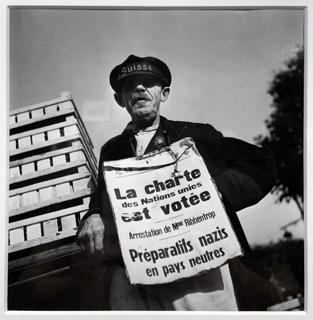 Robert Frank (Swiss-American, 1924-2019) 'Geneva' 1945 (installation view)