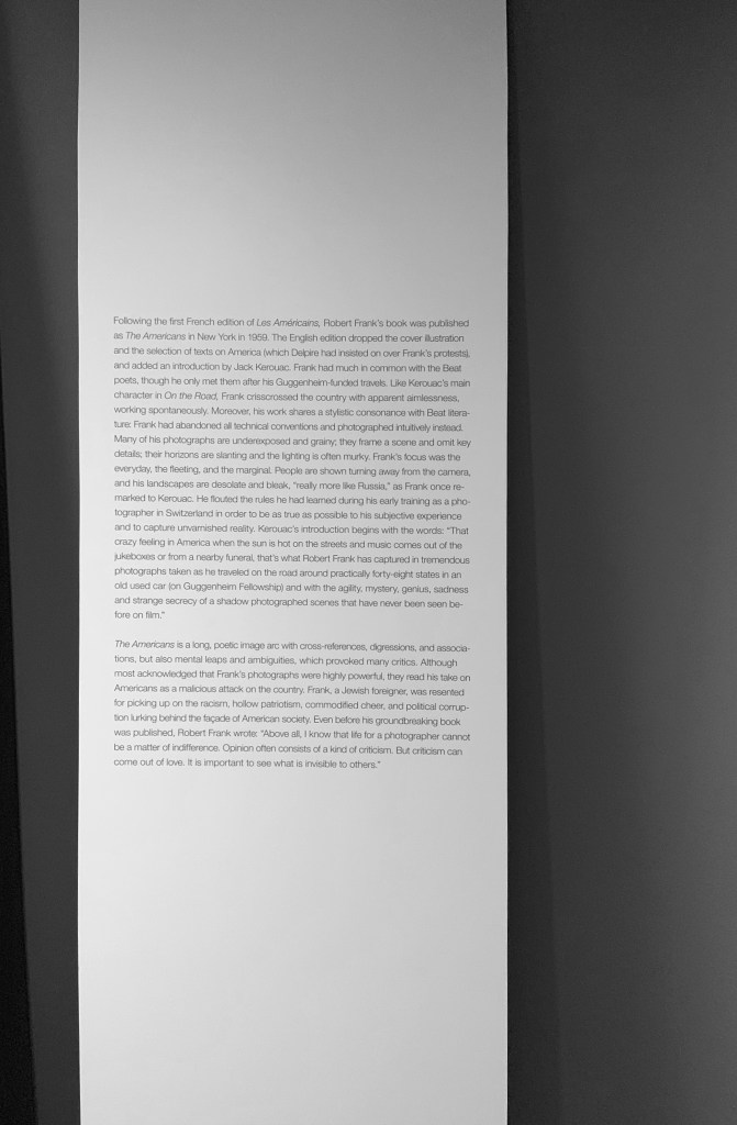 Installation view of the exhibition Robert Frank. Unseen at C/O Berlin