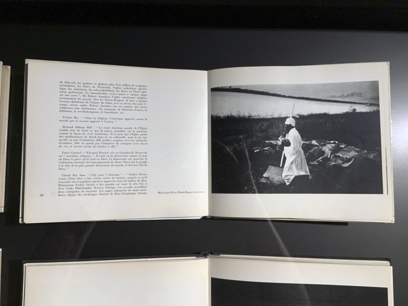 Robert Frank. 'Les Américans' pages (installation view)