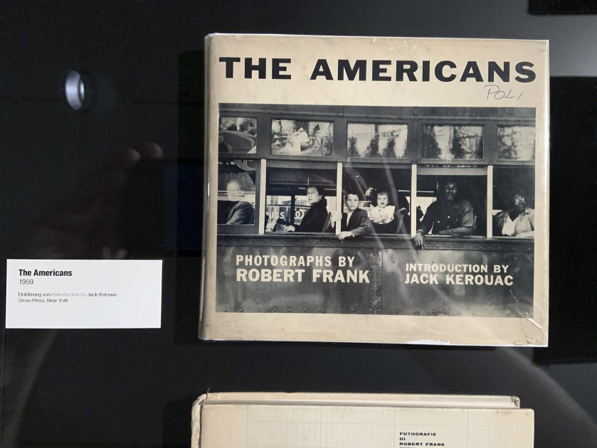 Robert Frank. 'The Americans' book cover (installation view)