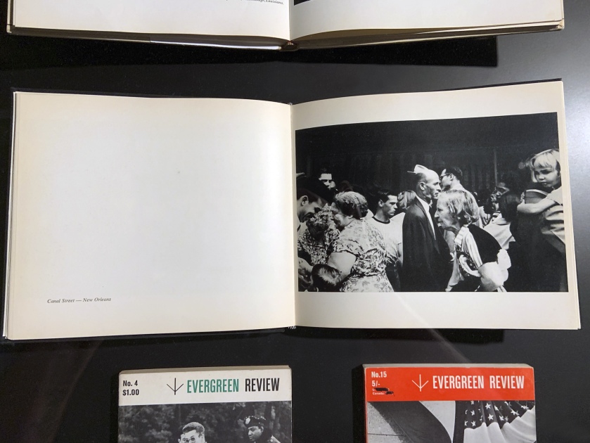 Robert Frank. 'The Americans' pages (installation view)