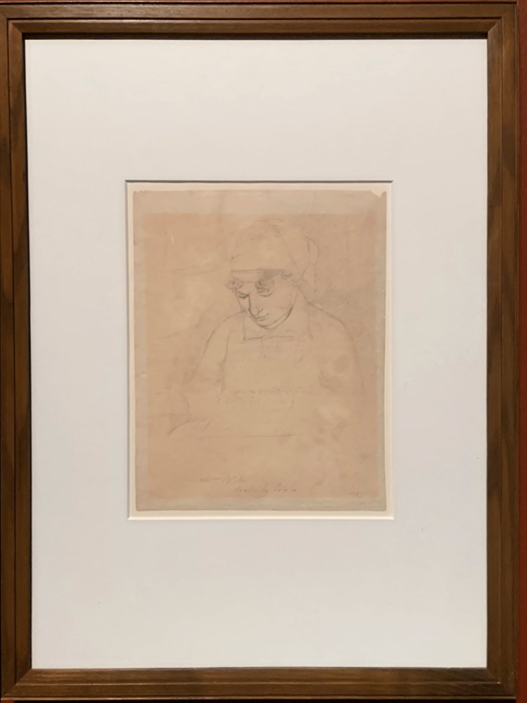 William Blake (British, 1757-1827) 'Catherine Blake' 1805 (installation view)