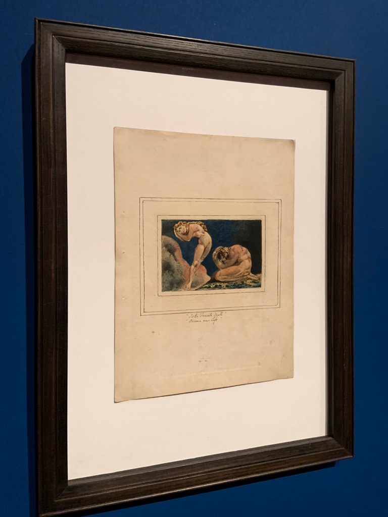 William Blake (British, 1757-1827) 'First Book of Urizen, Plate 17' 1796, c.1818 (installation view)