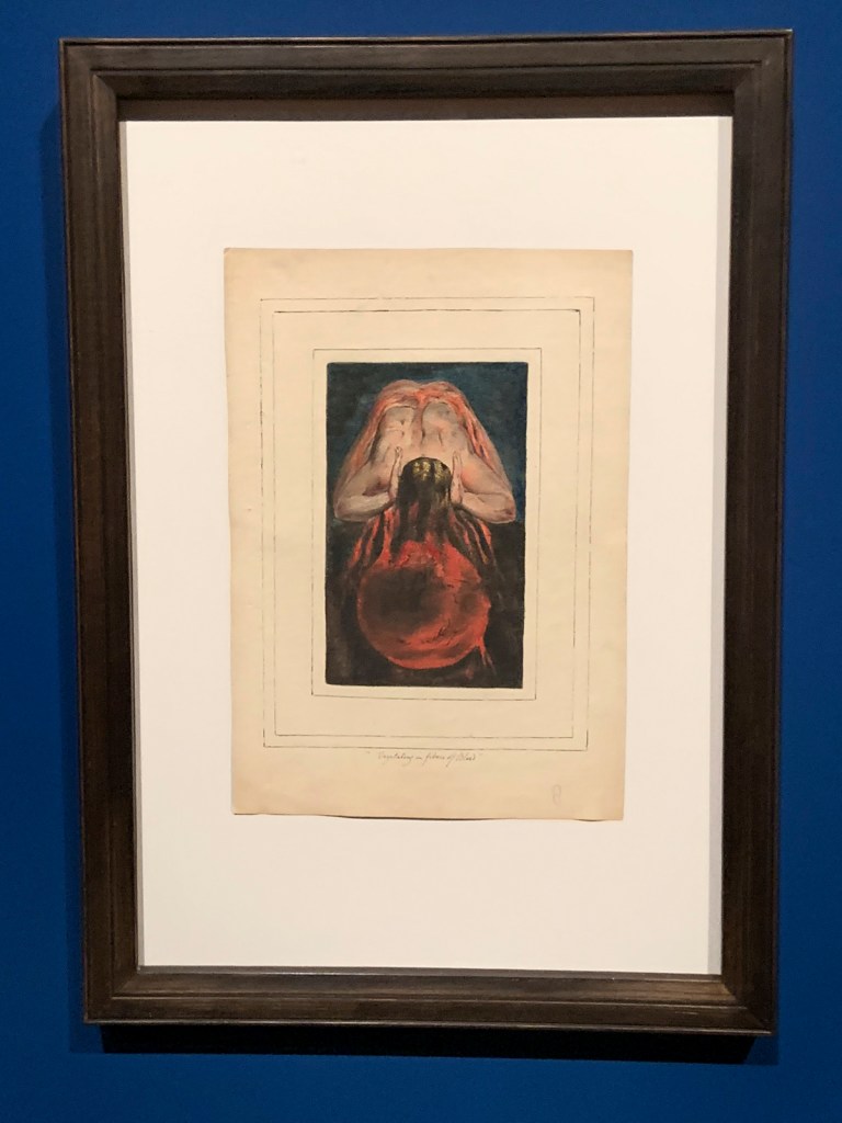 William Blake (British, 1757-1827) 'First Book of Urizen, Plate 15' 1796, c. 1818 (installation view)