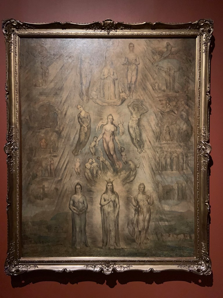 William Blake (British, 1757-1827) 'An Allegory of the Spiritual Condition of Man' ? 1811 (installation view)
