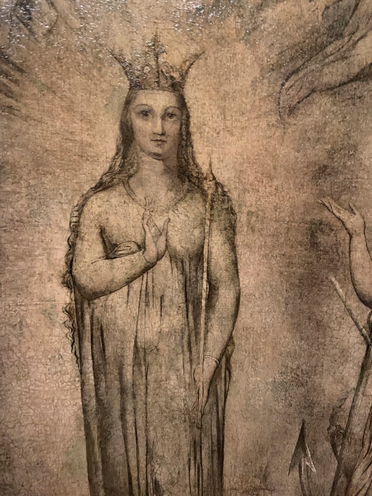 William Blake (British, 1757-1827) 'An Allegory of the Spiritual Condition of Man' ? 1811 (installation view detail)