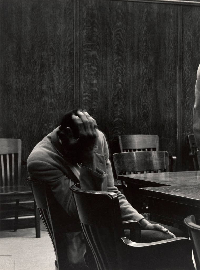 Dorothea Lange (American, 1895-1965) 'The Defendant, Alameda County Courthouse, California' 1957