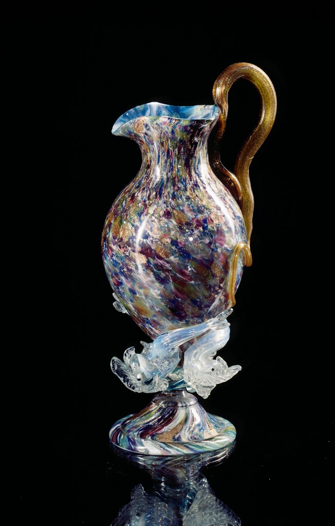 Venice And Murano Glass And Mosaic Company, Venice (manufacturer) Italy est. 1859 'Jug' c. 1880