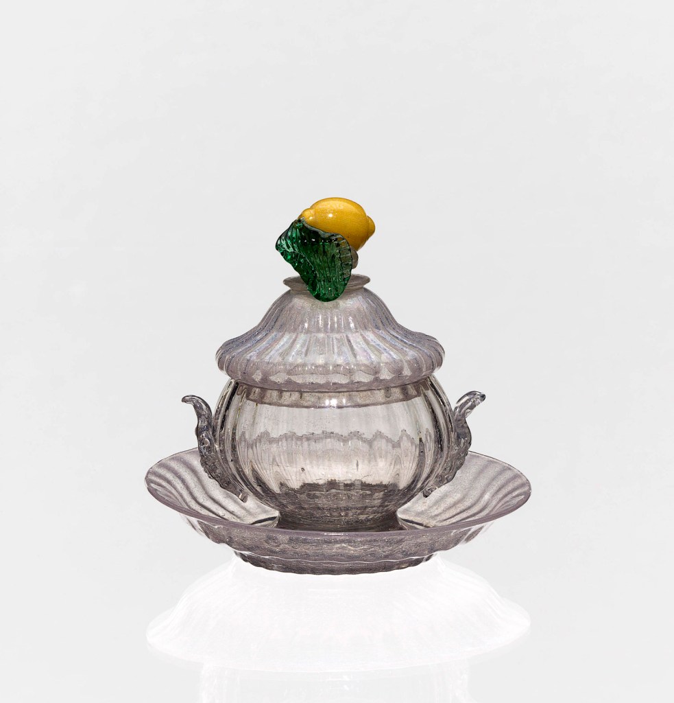 Italy, Venice (manufacturer) 'Covered bowl and stand' late 18th century