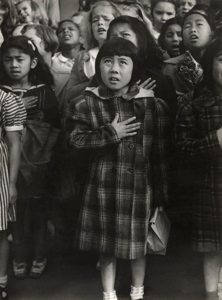 Dorothea Lange (American, 1895-1965) 'One Nation Indivisible, San Francisco' 1942