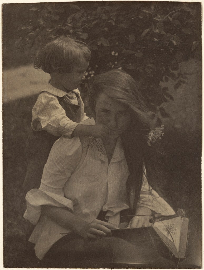 Gertrude Käsebier (American, 1852-1934) 'Gertrude and Charles O'Malley: A Triptych, summer 1903' 1903