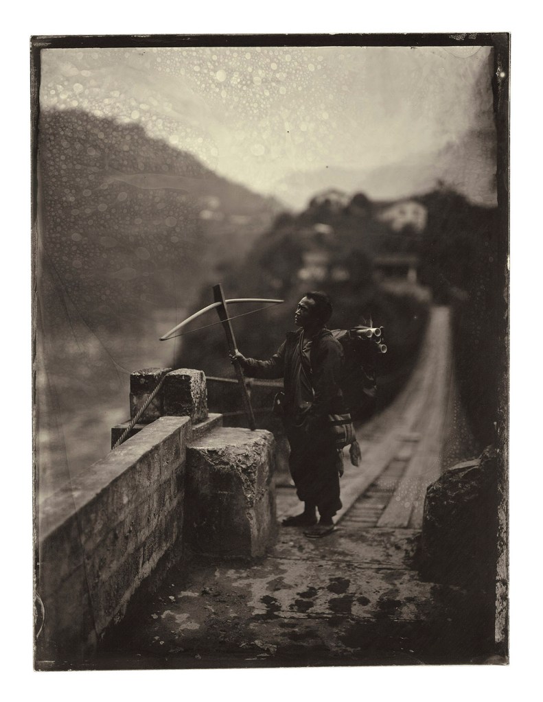 Luo Dan (Chinese, b. 1968) 'Simple Song No. 28 (Sha Yi Hai with His Crossbow, Shi Di Village)' 2010