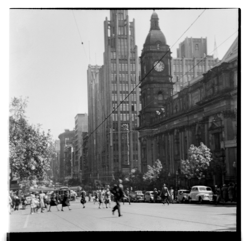 Unknown photographer (Australian) 'Untitled (Collins Street, Melbourne)' 1946-1947