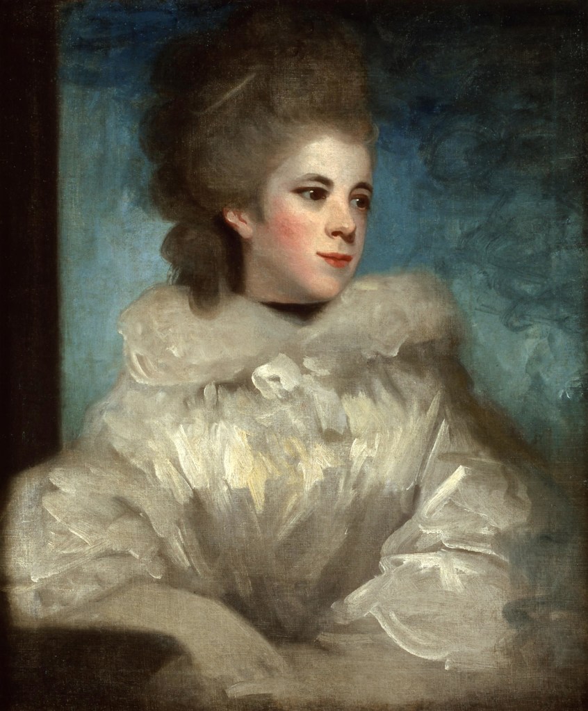 Joshua Reynolds (British, 1723-1792) 'Portrait of Mrs. Abington (1737-1815)' 18th century