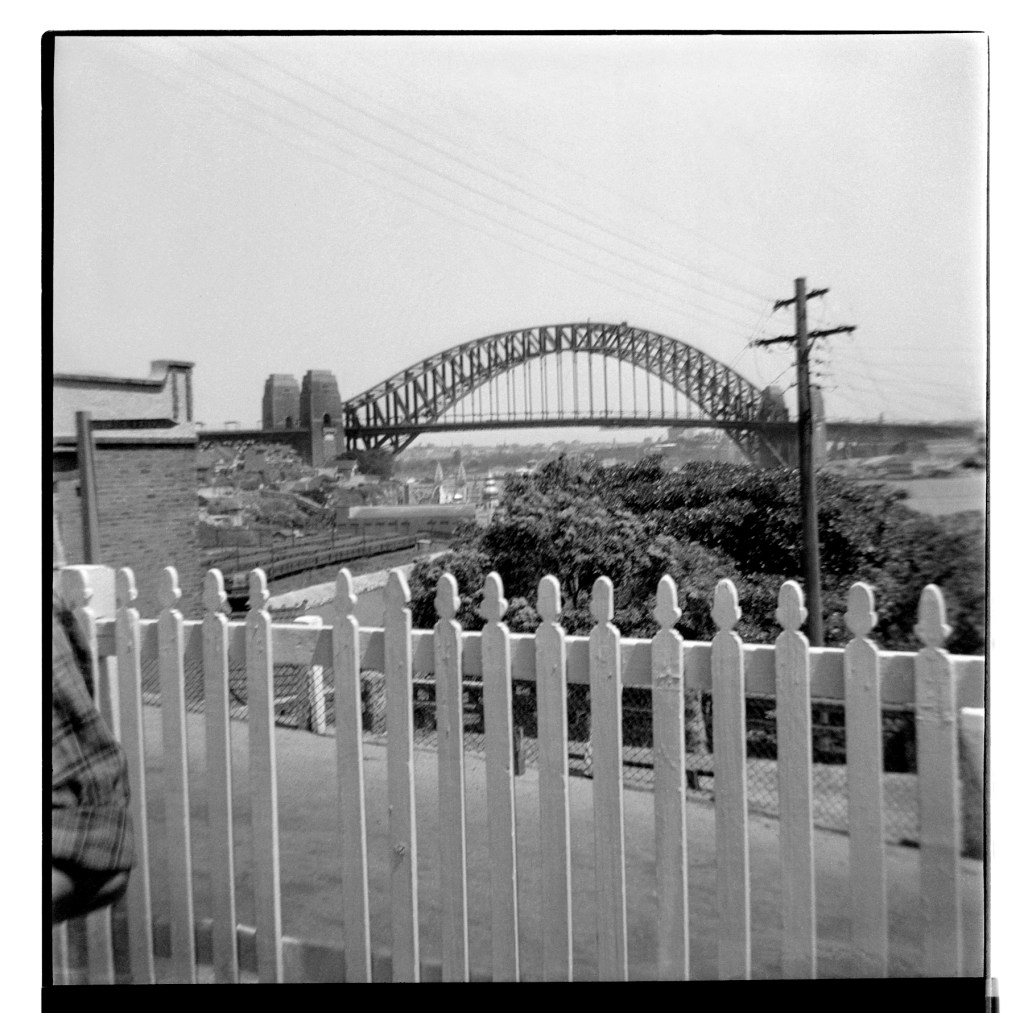 Unknown photographer (Australian) 'Untitled (Lavender street, Lavender Bay looking towards the Sydney Harbour Bridge)' 1946-1947