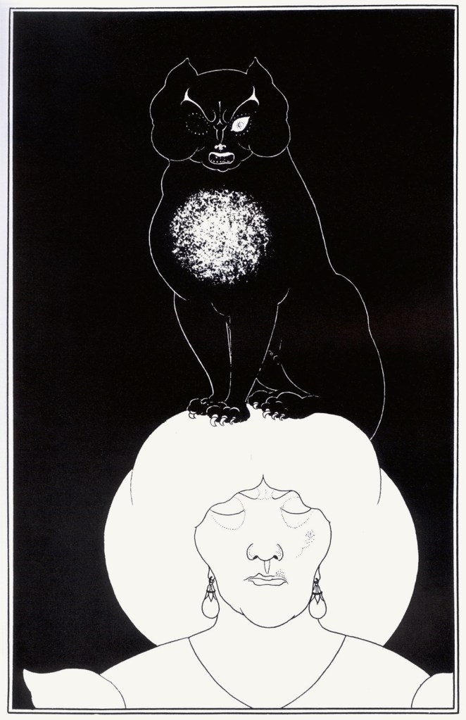 Aubrey Beardsley (British, 1872-1898) 'The Black Cat' 1894-1895 Aubrey Beardsley (British, 1872-1898) 'The Black Cat' 1894-1895