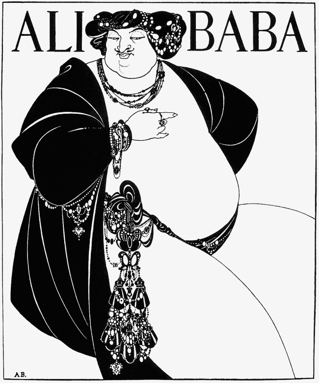 Aubrey Beardsley (British, 1872-1898) 'Ali Baba' 1897