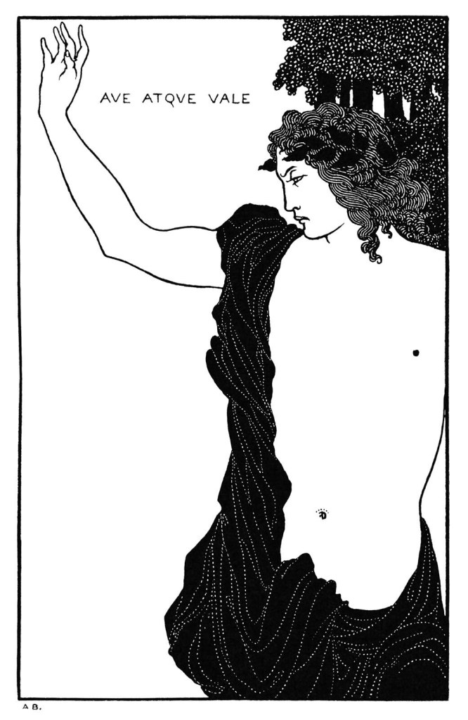 Aubrey Beardsley (British, 1872-1898) 'Ave Atque Vale' 1896 Aubrey Beardsley (British, 1872-1898) 'Ave Atque Vale' 1896