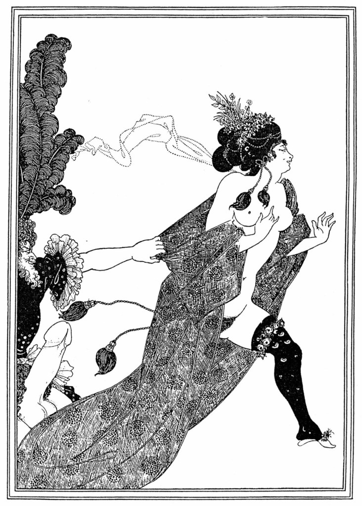 Aubrey Beardsley (British, 1872-1898) 'Cinesias Entreating Myrrhina to Coition' 1896 Aubrey Beardsley (British, 1872-1898) 'Cinesias Entreating Myrrhina to Coition' 1896