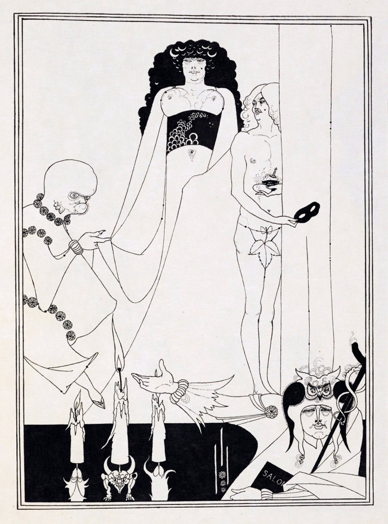Aubrey Beardsley (British, 1872-1898) 'Enter Herodias' 1893 Aubrey Beardsley (British, 1872-1898) 'Enter Herodias' 1893