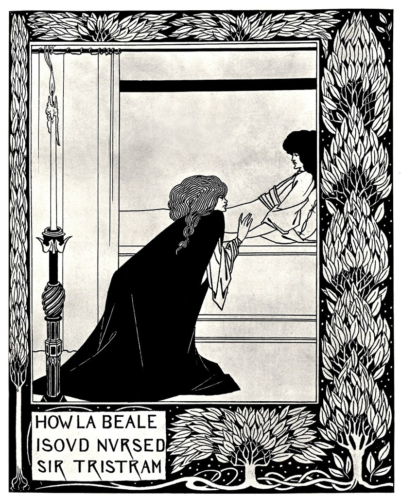 Aubrey Beardsley (British, 1872-98) 'How La Beale Isoud Nursed Sir Tristram' 1893 Aubrey Beardsley (British, 1872-98) 'How La Beale Isoud Nursed Sir Tristram' 1893