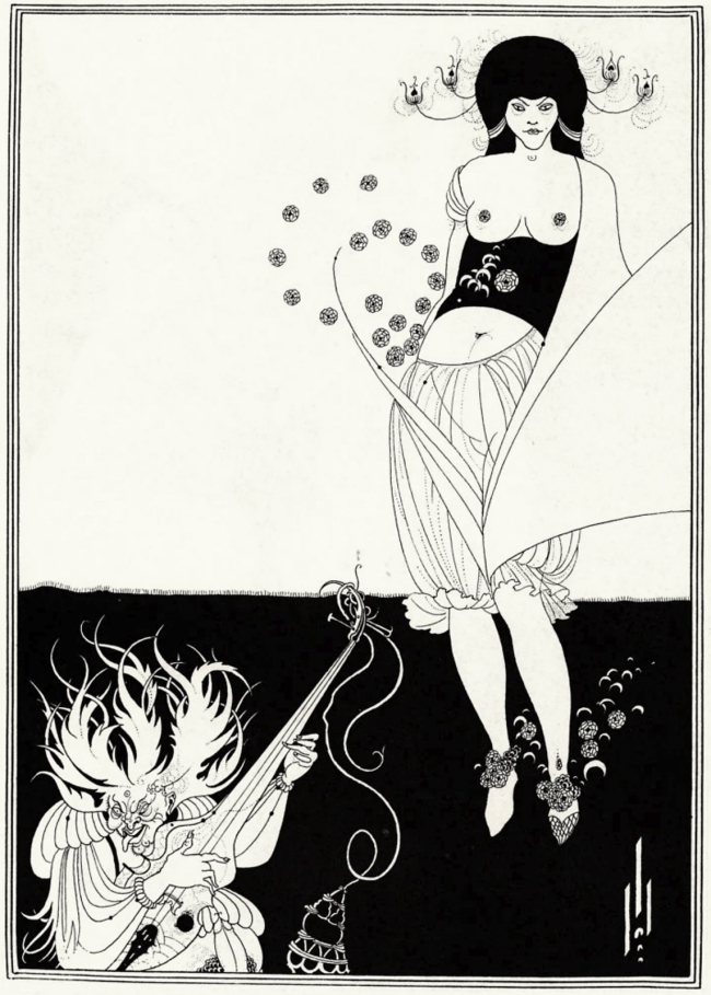 Aubrey Beardsley (British, 1872-1898) 'The Stomach Dance' 1893