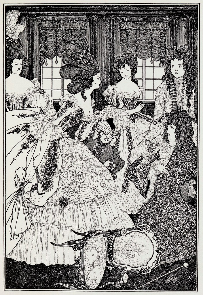 Aubrey Beardsley (British, 1872-1898) 'The Battle of the Beaux and the Belles' c. 1896 Aubrey Beardsley (British, 1872-1898) 'The Battle of the Beaux and the Belles' c. 1896