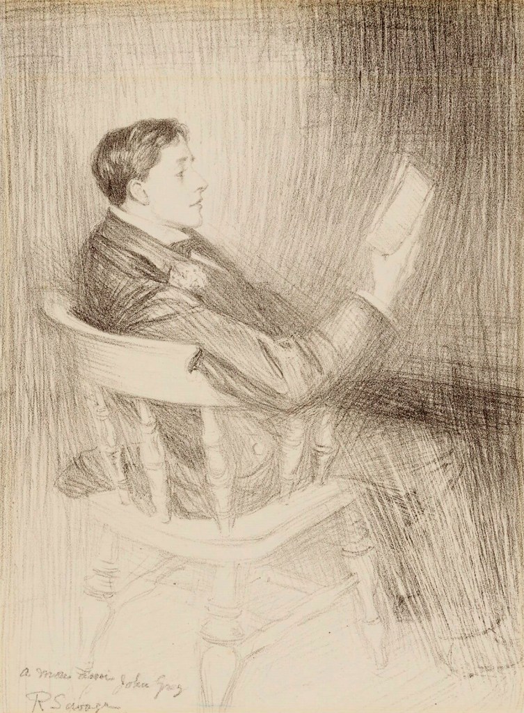 Reginald Savage (British, 1886-1932) 'John Gray' c. 1896-1897 Reginald Savage (British, 1886-1932) 'John Gray' c. 1896-1897
