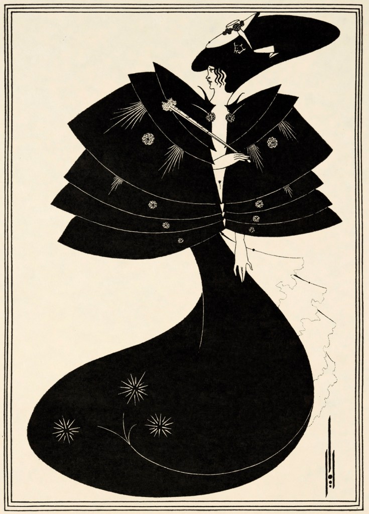 Aubrey Beardsley (British, 1872-1898) 'The Black Cape' 1893 Aubrey Beardsley (British, 1872-1898) 'The Black Cape' 1893