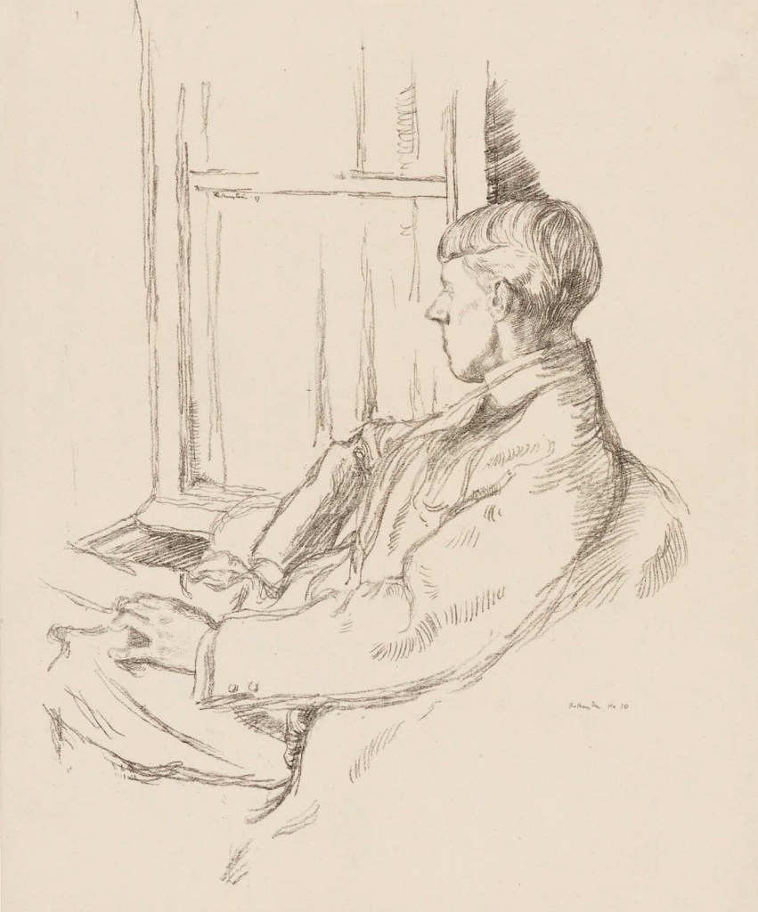 William Rothenstein (English, 1872-1945) 'Aubrey Beardsley' 1897 William Rothenstein (English, 1872-1945) 'Aubrey Beardsley' 1897