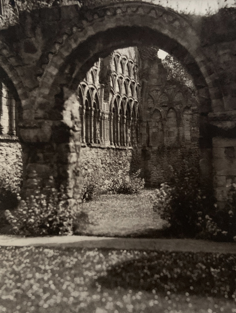 E. O. Hoppé (British born Germany, 1878-1972) 'Norman Arches, Much Wenlock Abbey, Shropshire' 1926
