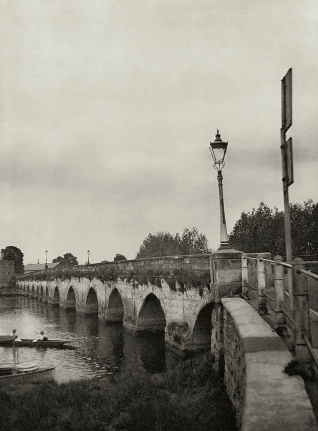 E. O. Hoppé (British, born Germany 1878-1972) 'The Bridge, Stratford-on-Avon, Warwickshire' 1926