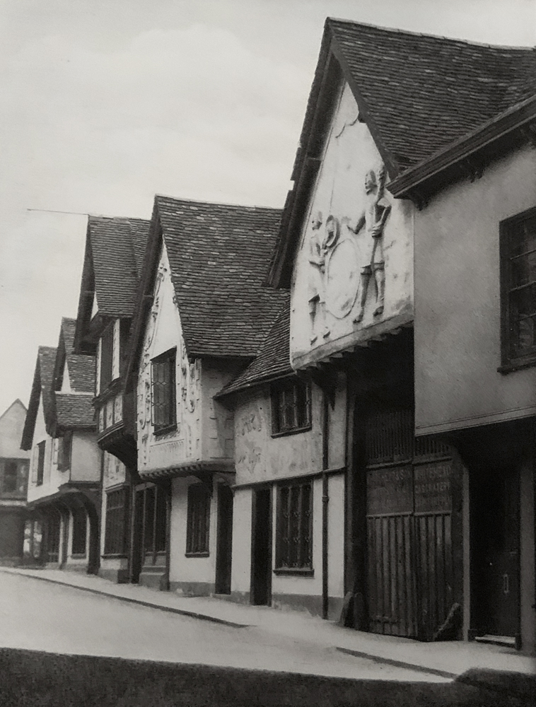 E. O. Hoppé (British born Germany, 1878-1972) 'Plastered House, Safron Walden, Essex' 1926