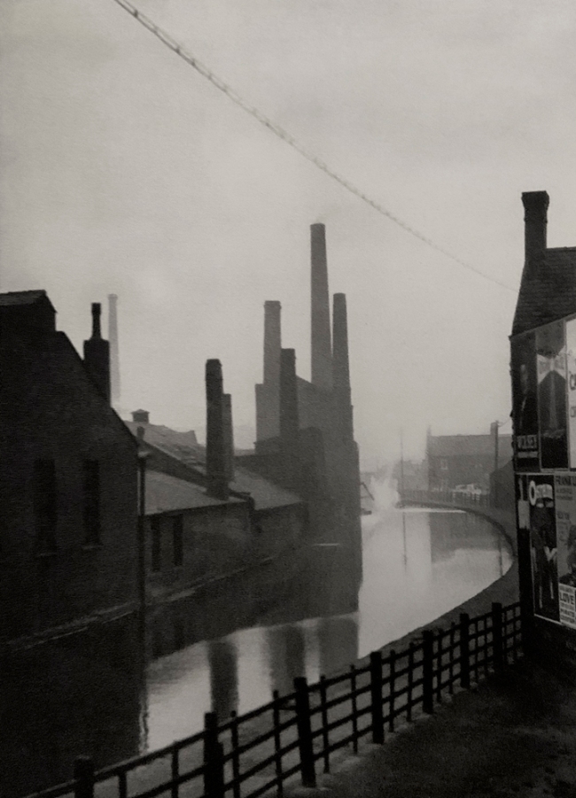 E. O. Hoppé (British, born Germany 1878-1972) 'The Canal, Manchester, Lancashire' 1926