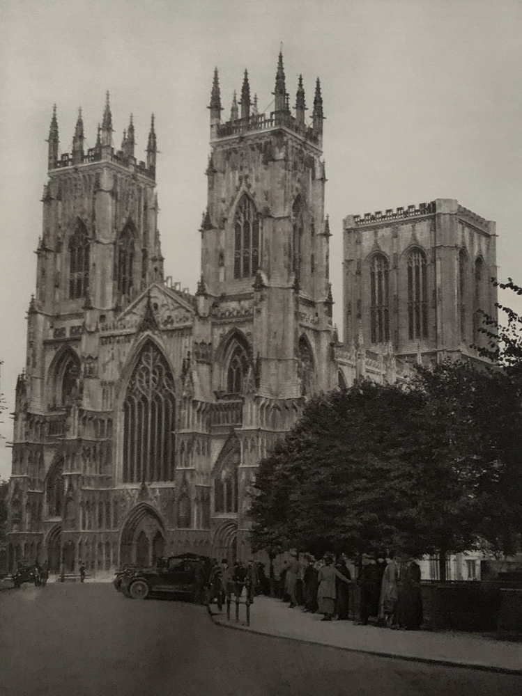 E. O. Hoppé (British born Germany, 1878-1972) 'York Minster' 1926 from E. O. Hoppé. 'Picturesque Great Britain: Its Architecture and Landscape'