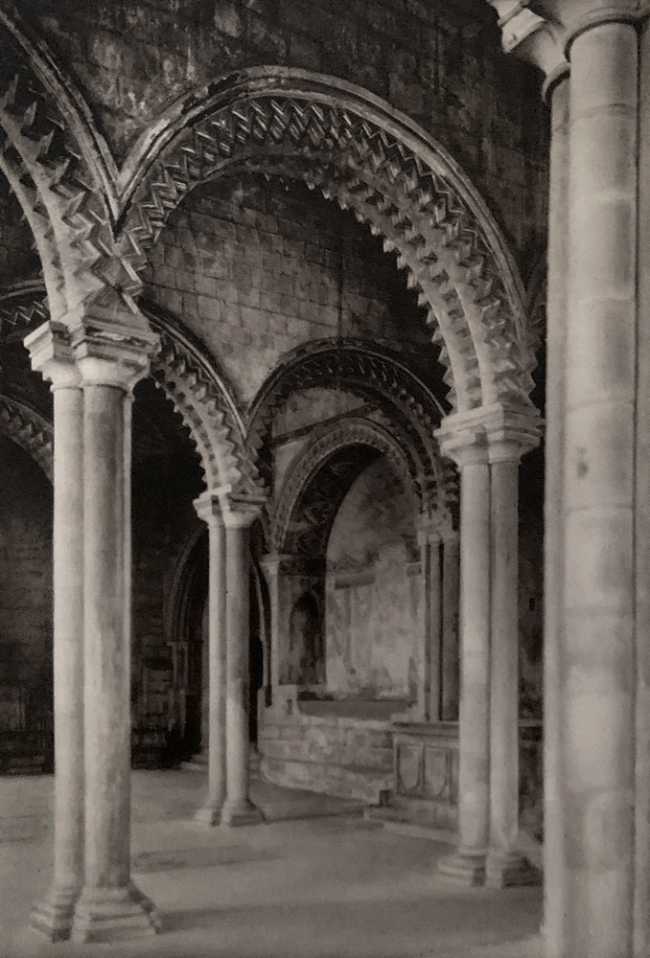 E. O. Hoppé (British, born Germany 1878-1972) 'Galilee Chapel, Durham Cathedral' 1926