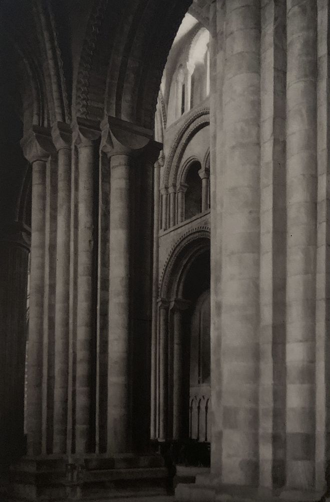 E. O. Hoppé (British born Germany, 1878-1972) 'In Durham Cathedral' 1926