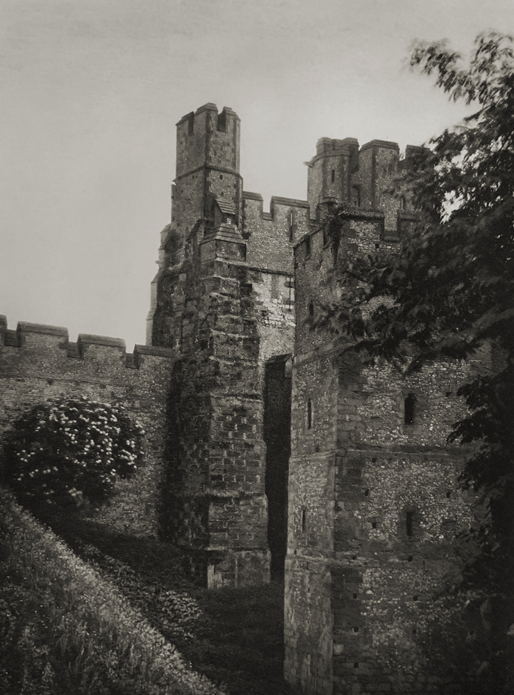 E. O. Hoppé (British born Germany, 1878-1972) 'Battlements, Arundel Castle, Sussex' 1926