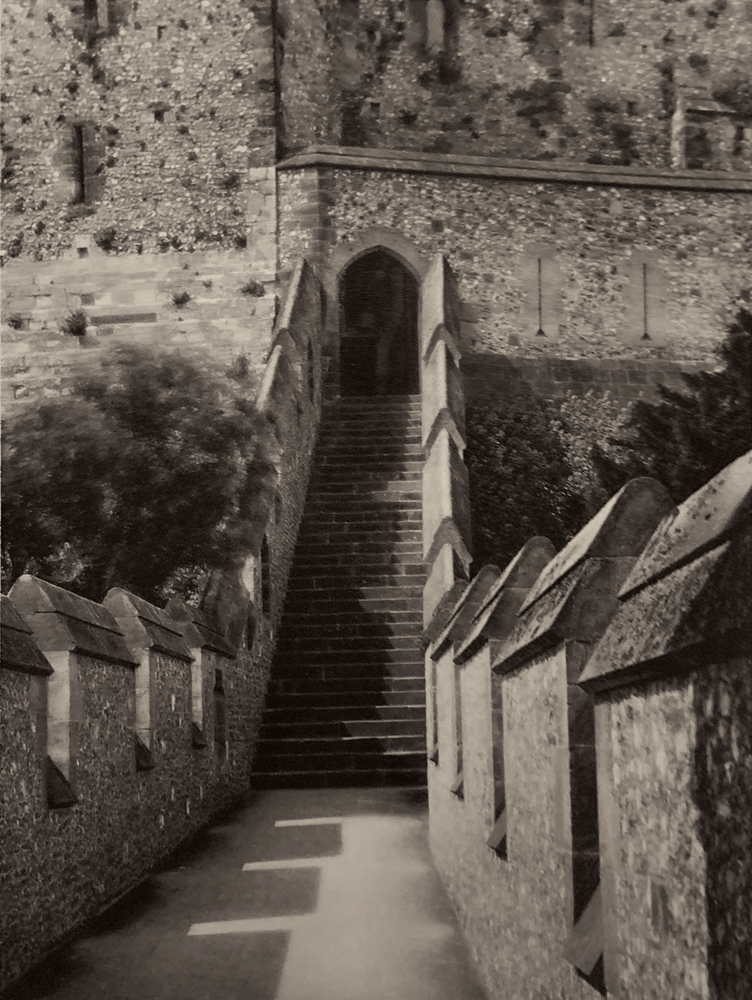 E. O. Hoppé (British born Germany, 1878-1972) 'Entrance to Keep, Arundel Castle, Sussex' 1926