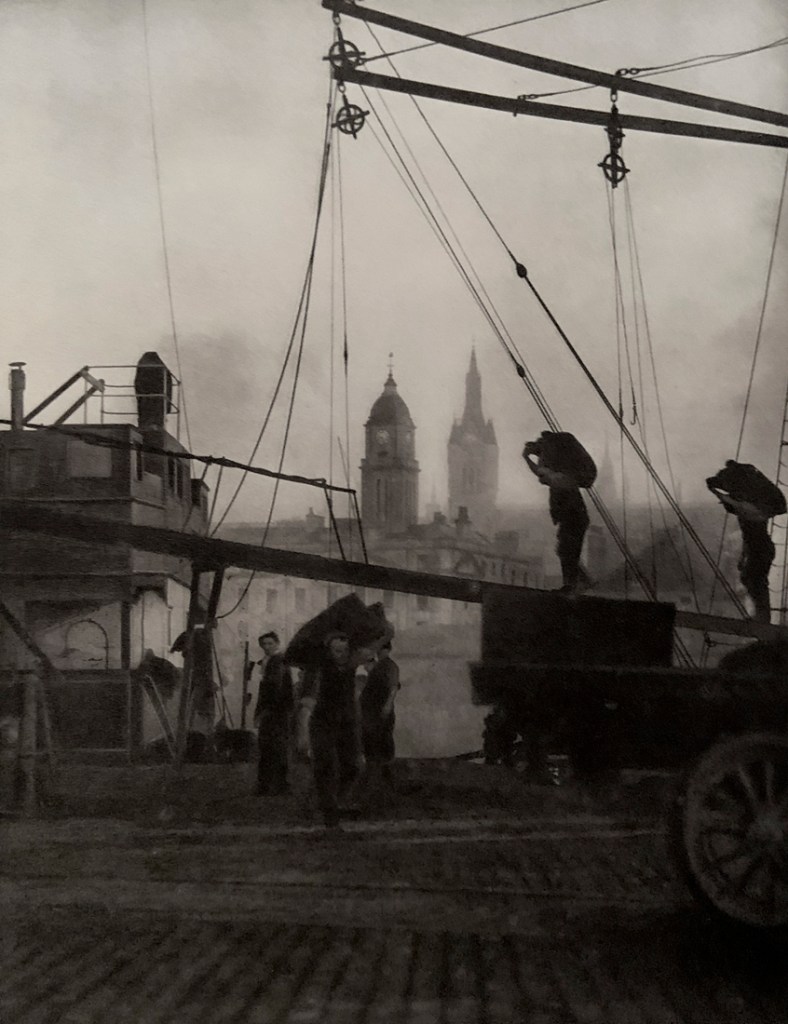 E. O. Hoppé (British born Germany, 1878-1972) 'The Harbour, Aberdeen, Scotland' 1926
