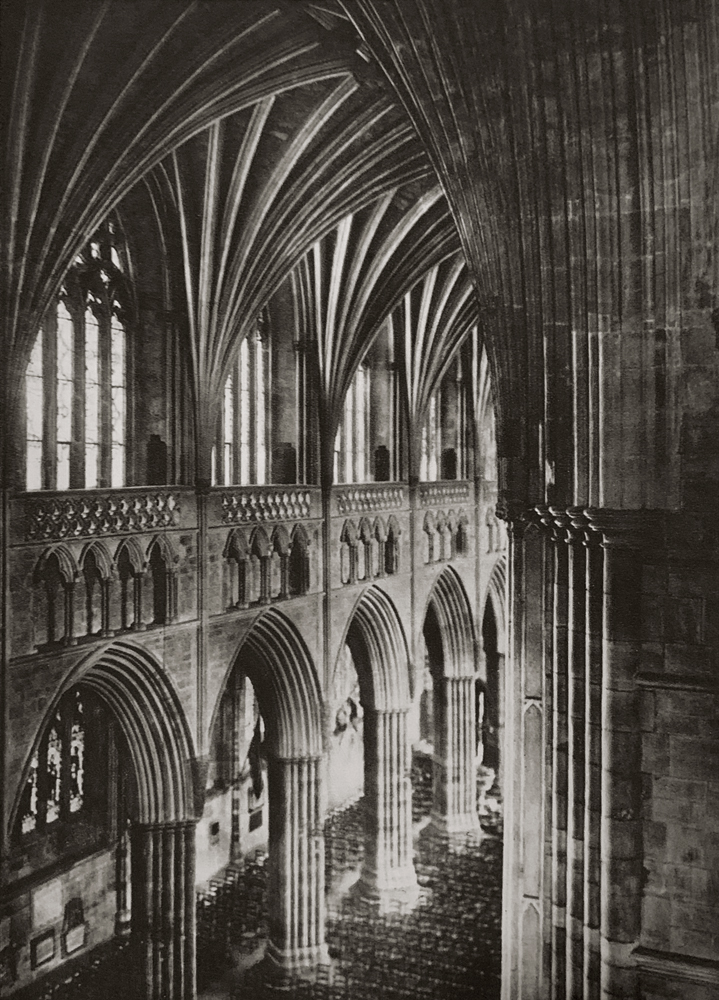 E. O. Hoppé (British born Germany, 1878-1972) 'Exeter Cathedral, Devonshire' 1926