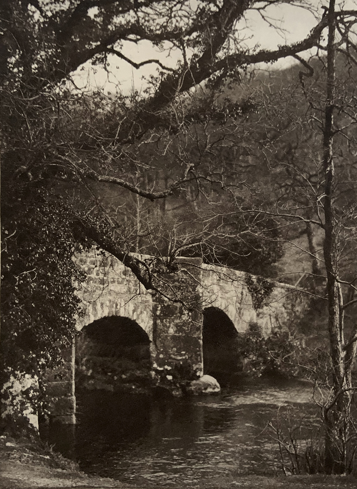 E. O. Hoppé (British born Germany, 1878-1972) 'Fingle Bridge, Dartmoor, Devonshire' 1926