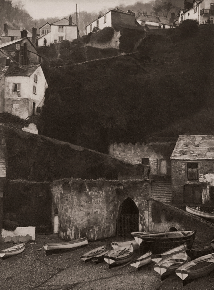 E. O. Hoppé (British born Germany, 1878-1972) 'The Quai, Clovelly, Devonshire' 1926