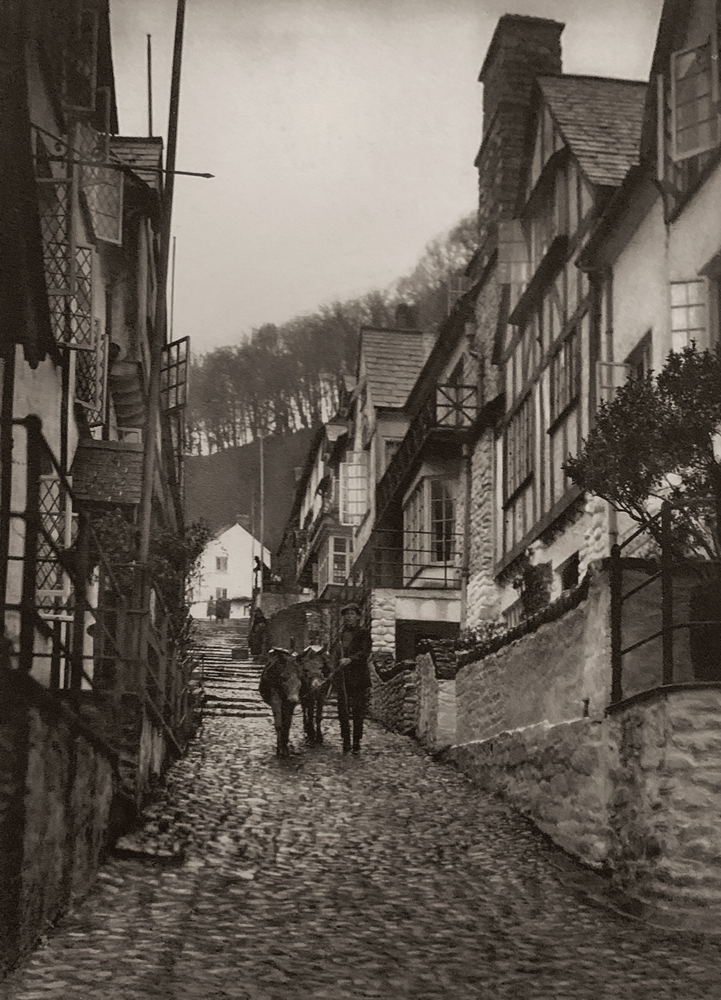 E. O. Hoppé (British born Germany, 1878-1972) 'High Street in Clovelly, Devonshire' 1926