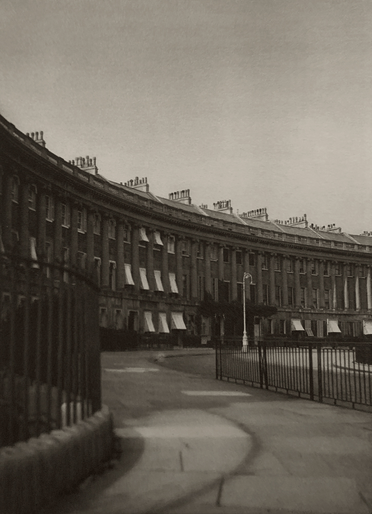 E. O. Hoppé (British born Germany, 1878-1972) 'The Royal Crescent, Bath, Somerset' 1926