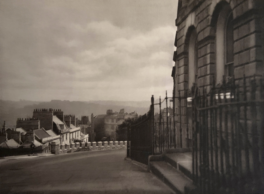 E. O. Hoppé (British, born Germany 1878-1972) 'Cambden Crescent in Bath, Somerset' 1926