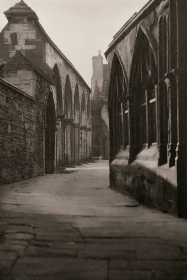 E. O. Hoppé (British, born Germany 1878-1972) 'Approach to Cloisters, Gloucester Cathedral' 1926